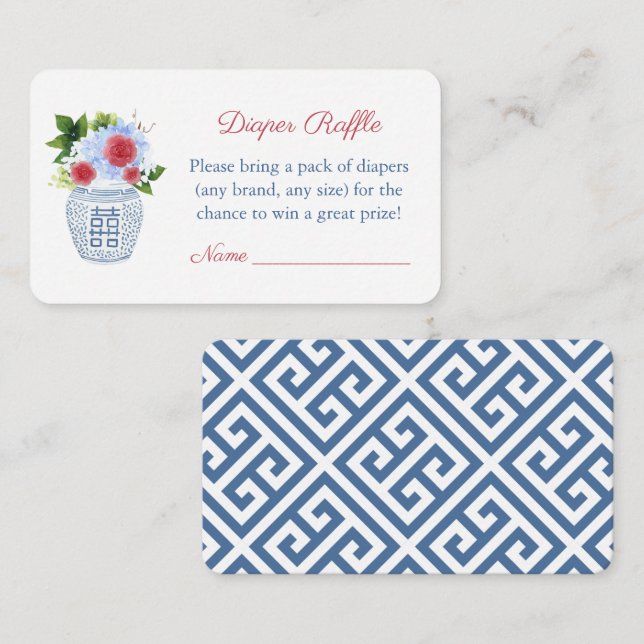 Carte D'accompagnement Élégant Baby shower rouge blanc bleu chaudière Raf (Devant / Derrière)