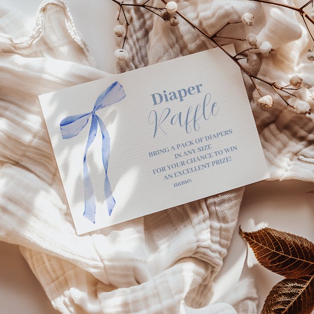 Carte D'accompagnement Élégant Diappeur à gaufre bleu clair (Créateur téléchargé)