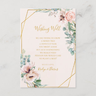 Carte D'accompagnement Élégant flou   Pastel Mariage