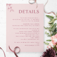 Élégant moderne, minimaliste Dusty rose Mariage Dé