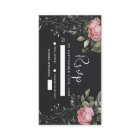 Élégant noir Moody Floral Dark Gothic Mariage