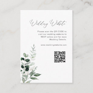 Carte D'accompagnement élégant script sage green mariage site