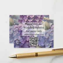 Elégante aquarelle bleu violet poussiéreuse