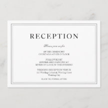 Elégante Réception de mariage noir et blanc