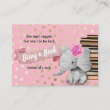 Eléphant Girl Apporter un Baby shower de livre Ins