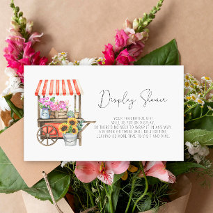 Carte D'accompagnement Elle est fraîchement sortie du marché - Salle de b