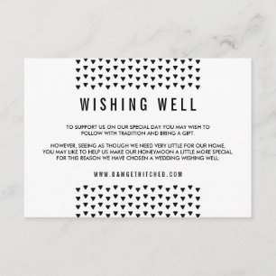 Carte D'accompagnement ENCADREMENT SIMPLE triangle moderne motif noir