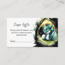 Enchanter Baby shower Dragon Déchets Raffle