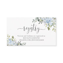 Enclos de registre en eucalyptus floral bleu pouss