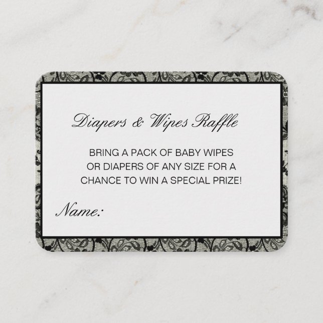 Carte D'accompagnement Ensembles de Baby showers à gaufre modifiables (Devant)