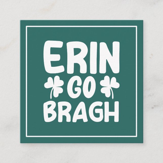Carte D'accompagnement Erin Go Bragh-60850 (Devant)