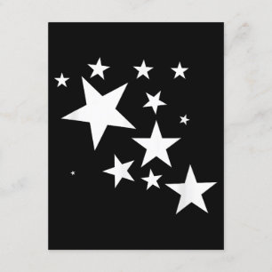 Carte D'accompagnement Étoiles Blanches Star-Motif-Design Costume cadeau