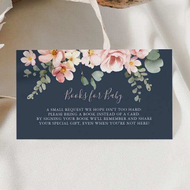 Carte D'accompagnement Eucalyptus Garden Floral Baby shower Demande de ré (Créateur téléchargé)