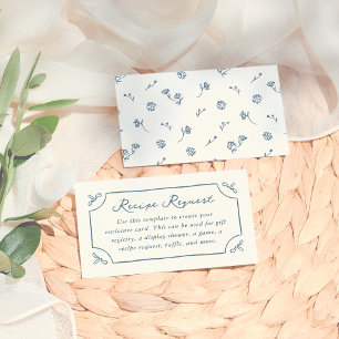 Carte D'accompagnement Fête de mariage fantaisiste et vintage autour du t