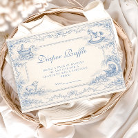 Fête de naissance Bébé Toile Bleue Tirage au sort