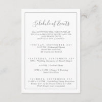 Fin de semaine Mariage minimum d'argent Calendrier