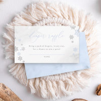 Flammes de neige d'hiver Baby shower de plongeur R