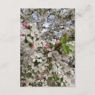 Carte D'accompagnement Fleur de printemps