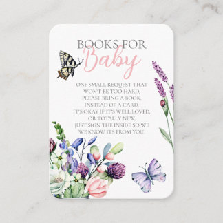 Carte D'accompagnement Fleur sauvage Butterfly Jar Bohemian Demande de li