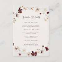 Fleur sauvage de Bourgogne | Calendrier Beige Des