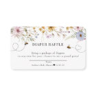 Fleur sauvage de printemps | Baby shower d'abeille