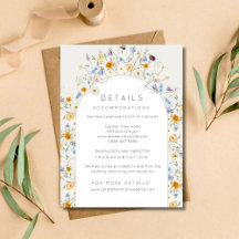 Fleur sauvage Garden Spring Détails Mariage