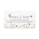 Fleur sauvage Papillon Bee Baby shower Demande de 