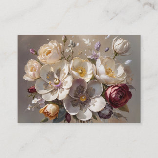 Carte D'accompagnement Fleurs