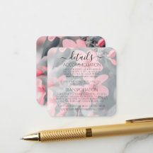 Fleurs roses personnalisées Détails de feuilles ve
