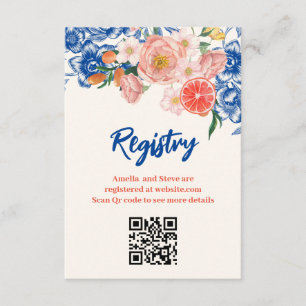 Carte D'accompagnement Floral C'est Amore Fête des mariées registre