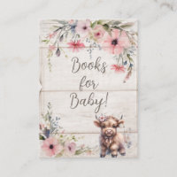 Floral Highland Cow Cute Livres adorables pour béb