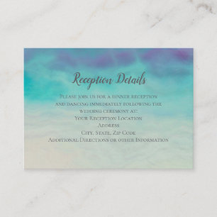 Carte D'accompagnement Foi Espoir Amour Aquarelle Mariage