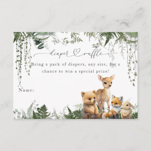 Carte D'accompagnement Foie de Baby shower neutre pour les animaux des bo