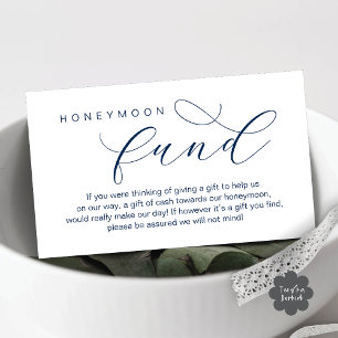 Carte D'accompagnement Fonds de lune de miel mariage, Souhaite, minimalis
