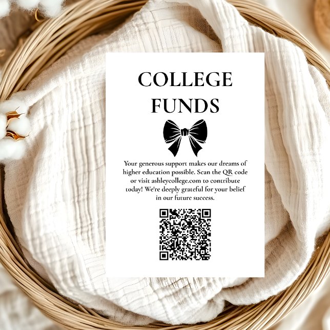 Carte D'accompagnement Fonds du Collège d'études supérieures Black Bow (Créateur téléchargé)
