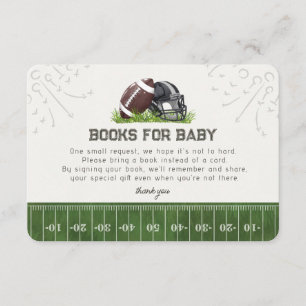 Carte D'accompagnement Football Little All Star Books for Baby Insert