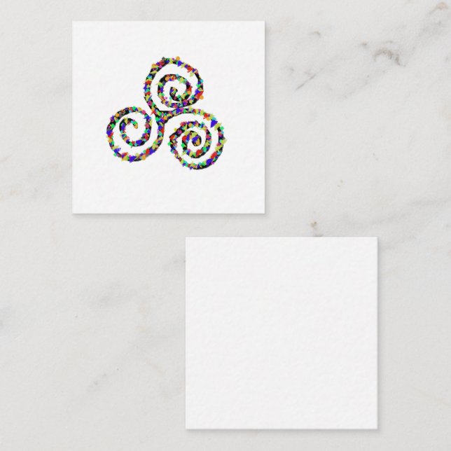 Carte D'accompagnement Force Triskelion celtique Classique (Devant / Derrière)