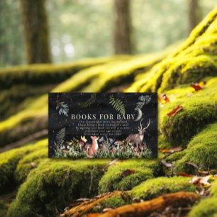 Carte D'accompagnement Forêt enchantée Animaux de bois Livres pour bébé