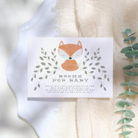 Fox Cub Rustic Woodland Baby showers Livres Pour B