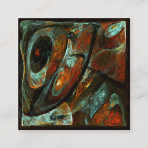 Carte D'accompagnement Fractionner l'art Abstrait