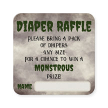 Frankenstein Diaper Raffle