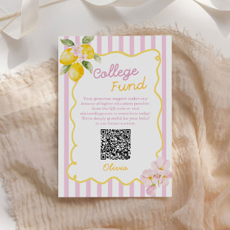 Carte D'accompagnement Freshly Graduated Lemon Graduation College Fund