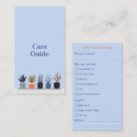 Fun house plante Care Guide Boutique Commandes
