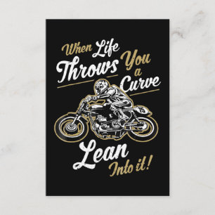 Carte D'accompagnement Funny Biker Citations Sarcastic Motorcycle Rider C