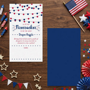 Carte D'accompagnement Fusée Sur La Route ! 4 Juillet Baby Shower
