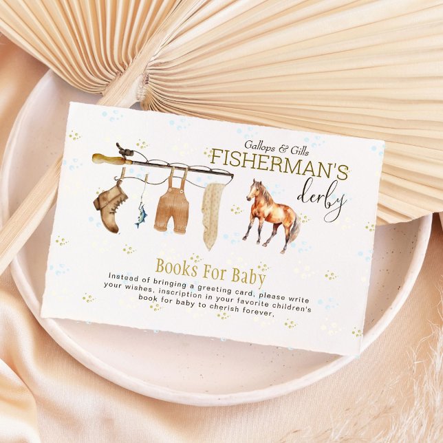 Carte D'accompagnement Gallops And Gills Fisherman Derby Livre Pour Bébé (Créateur téléchargé)