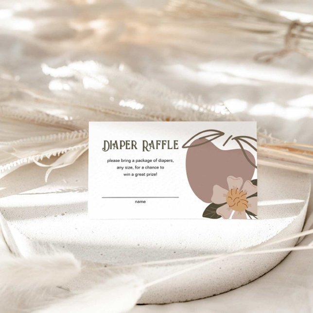 Carte D'accompagnement Gamme de Baby shower à thème Apple (Créateur téléchargé)