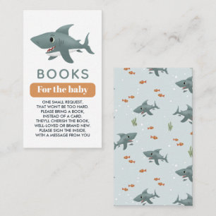 Carte D'accompagnement Garçons mignons sous la mer Requin Livres pour béb