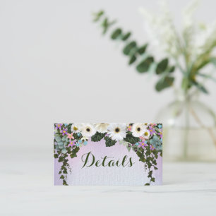Carte D'accompagnement Gerbera Daisies Swag