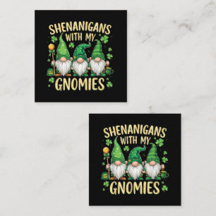 Carte D'accompagnement Gnome du trèfle chanceux de la Saint-Patrick 